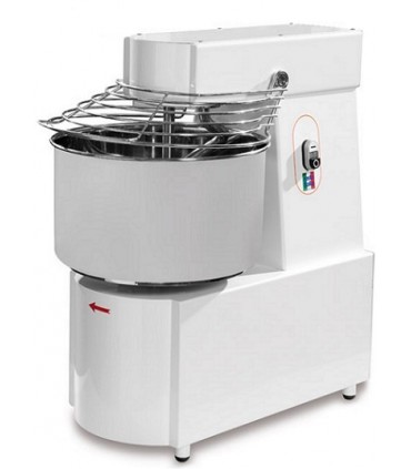 Pétrin professionnel à spirale à tête fixe sans roulettes