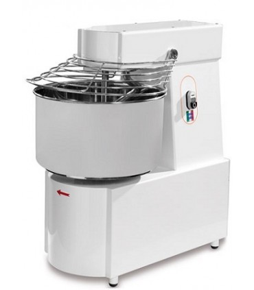 Pétrin professionnel à spirale à tête fixe sans roulettes