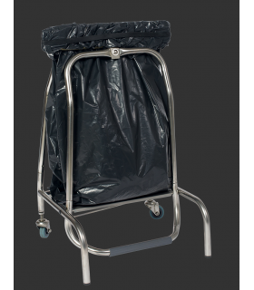 Poubelle à pédale ouverture en ciseau tout inox 50 ou 110 litres