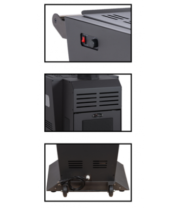 Parasol chauffant pour extérieur