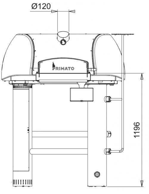 Four à pizza bois à pellets