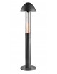 Chauffe terrasse à pellets avec chapeau de 55cm