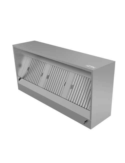 Hotte complète avec moto-ventilateur et éclairage profondeur 950mm