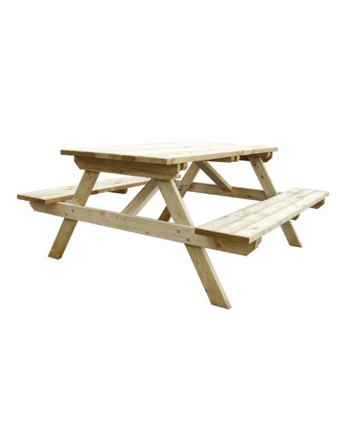 Table de Pique-Nique en bois 6 personnes