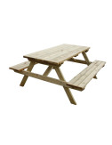 Table de Pique-Nique en bois 6 personnes