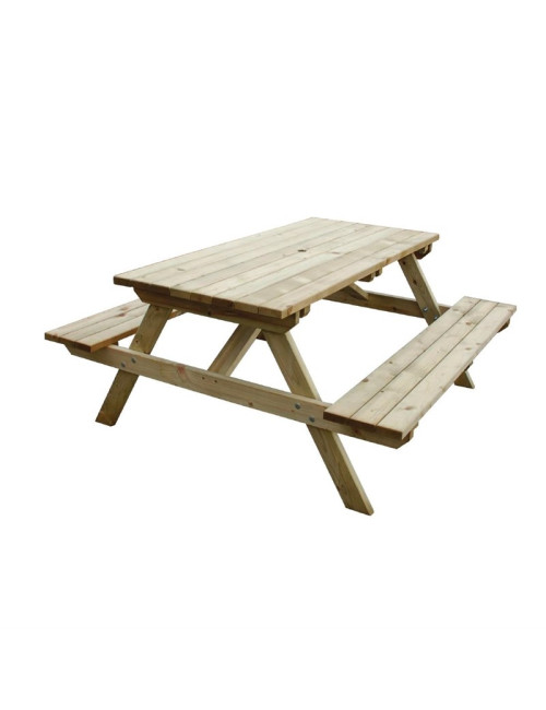 Table de Pique-Nique en bois 6 personnes