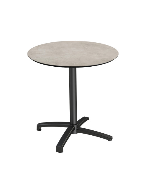 table ronde D 70 cm coloris moonstone
