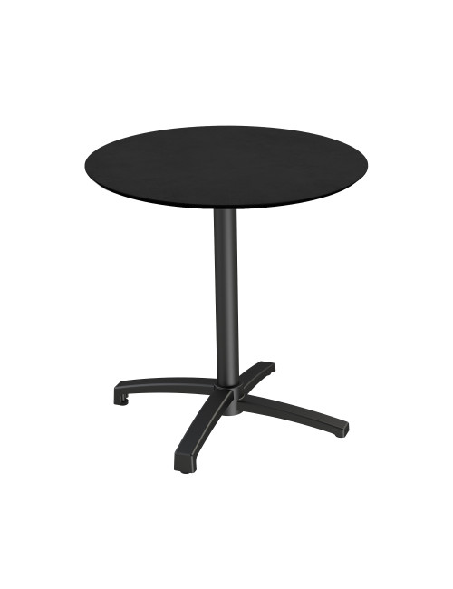 table ronde D 70 cm coloris  black
