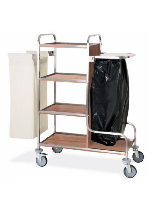 Chariot à linge structure inox Chariot à linge structure inox