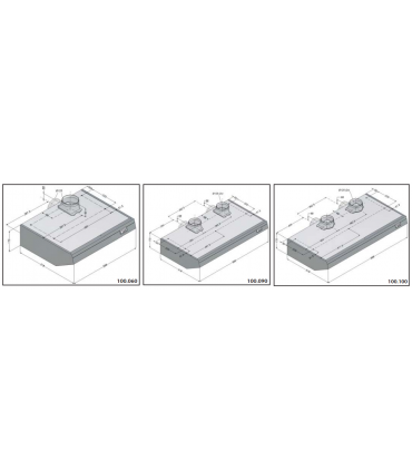Hotte murale en acier inox 18/10