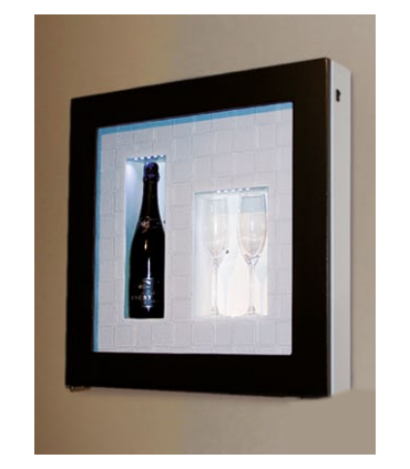 Tableau mural encastrable pour tout type d'alcool Tableau mural encastrable pour tout type d'alcool