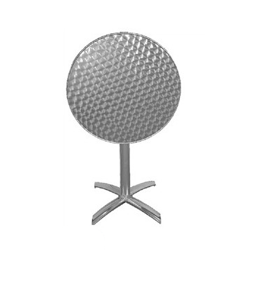 Table avec plateau basculant en acier 