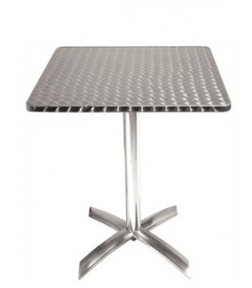 Table avec plateau basculant en acier 