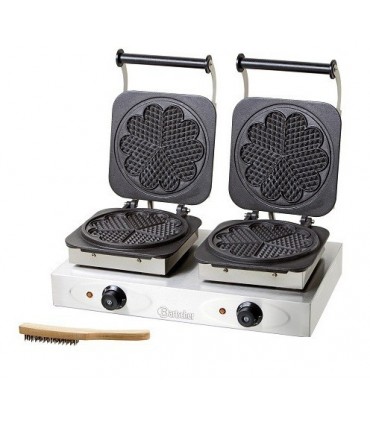 Gaufrier électrique professionnel - Forme en coeur ou type Bruxelles