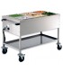 Chariot bain-marie sans eau 2 ou 3 bacs GN 1/1 Chariot bain-marie sans eau 2 ou 3 bacs GN 1/1