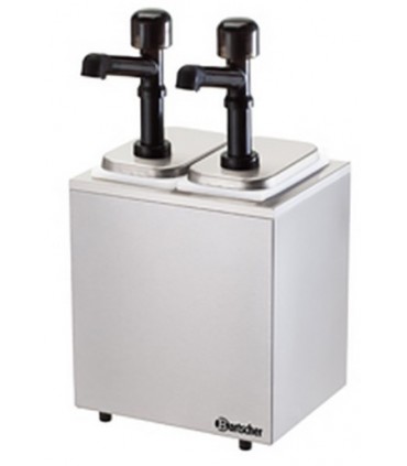 Pompe à sauces avec bac Pompe à sauces avec bac