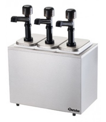 Pompe à sauces avec bac Pompe à sauces avec bac