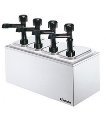 Pompe à sauces avec bac Pompe à sauces avec bac