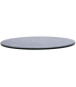 Plateau de table rond compact - coloris béton vieilli
