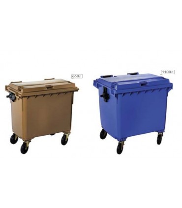 Conteneur plastique 4 roues - Photo non contractuelle