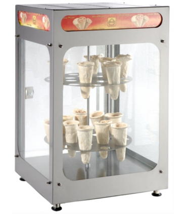 Vitrine chauffante vue de face - Photo non contractuelle