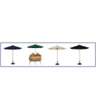Parasol professionnel pour terrasse restaurant - Promoshop